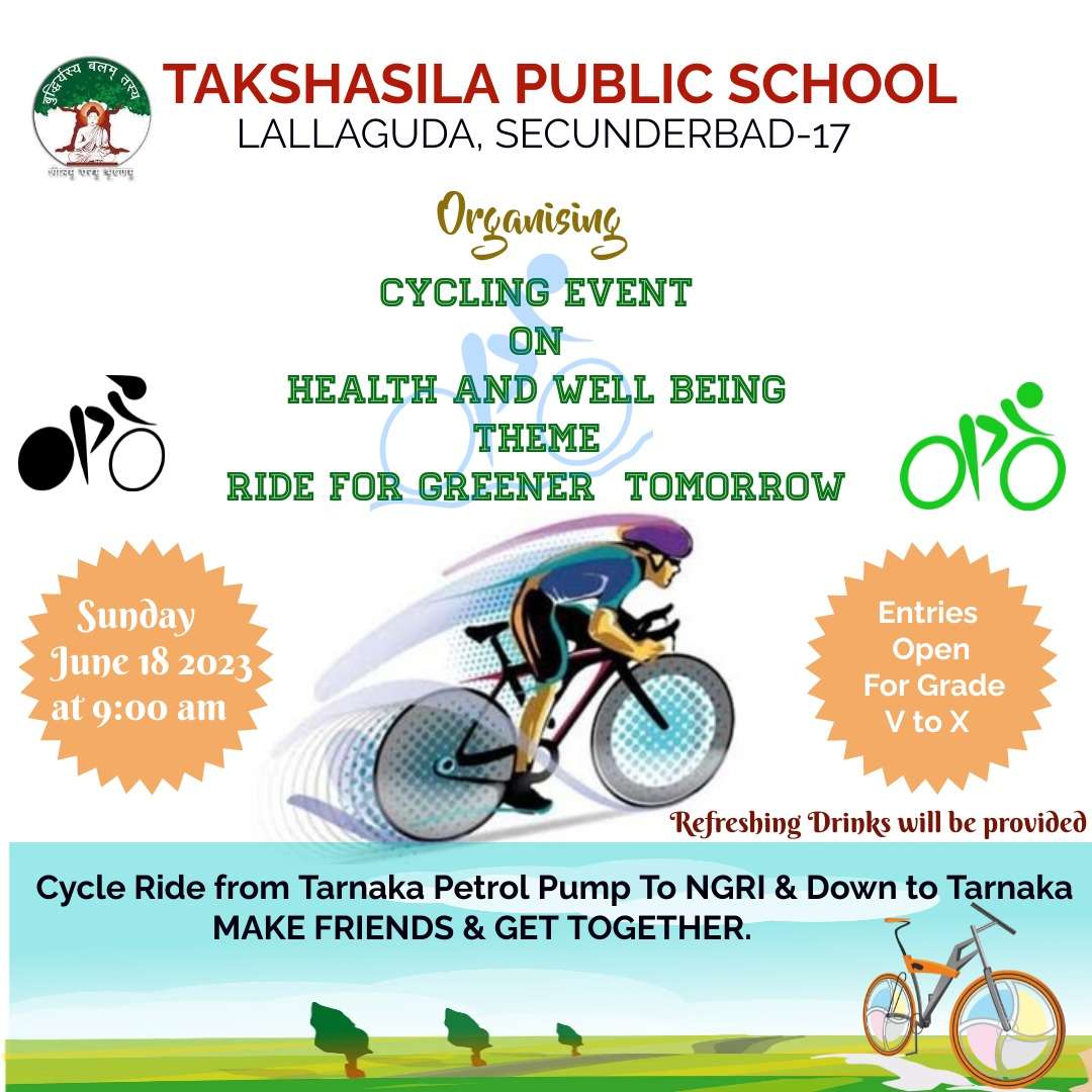 RIDE FOR GREENER TOMORROW -CYCLING EVENT